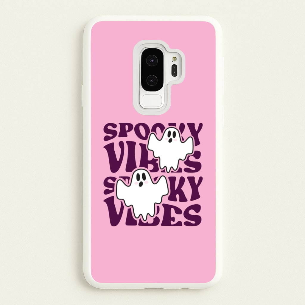 Spooky Vibes Pink Galaxy S9 Plus Case