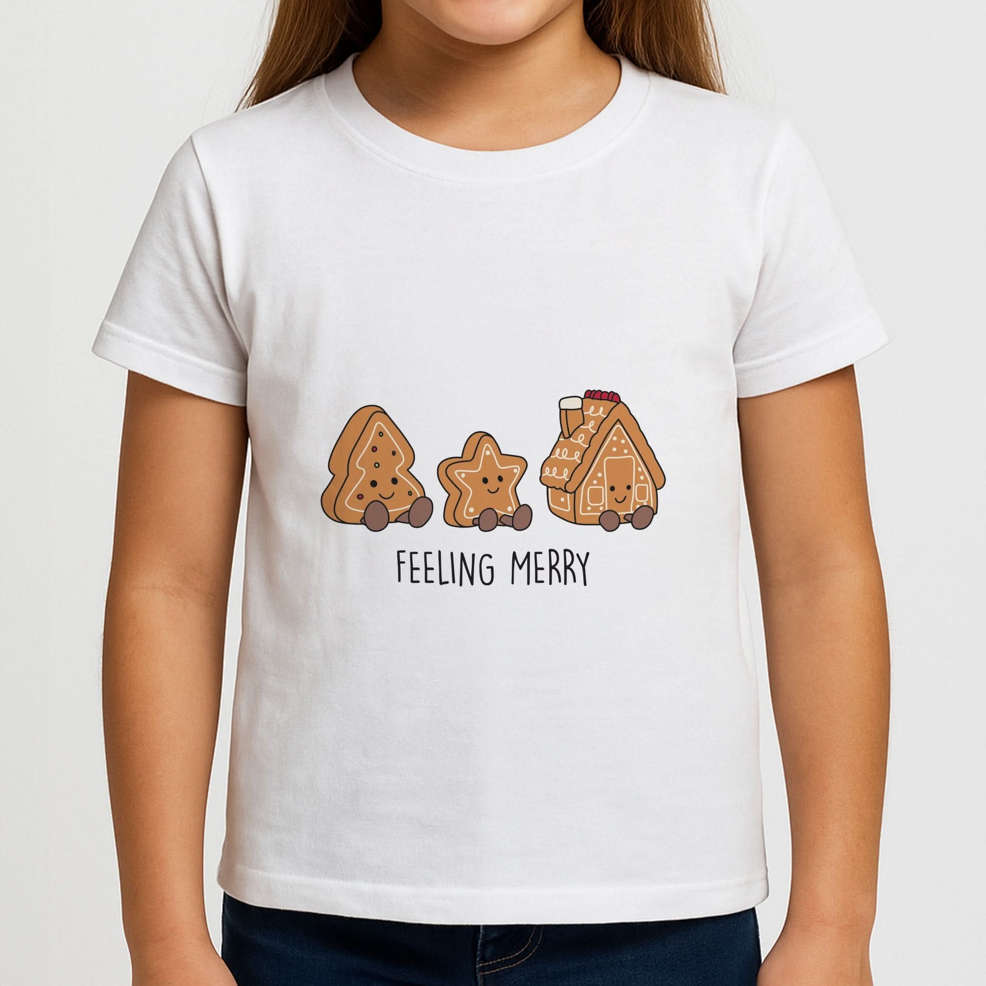 Gingerbread Plushies Quote Girls T-Shirt