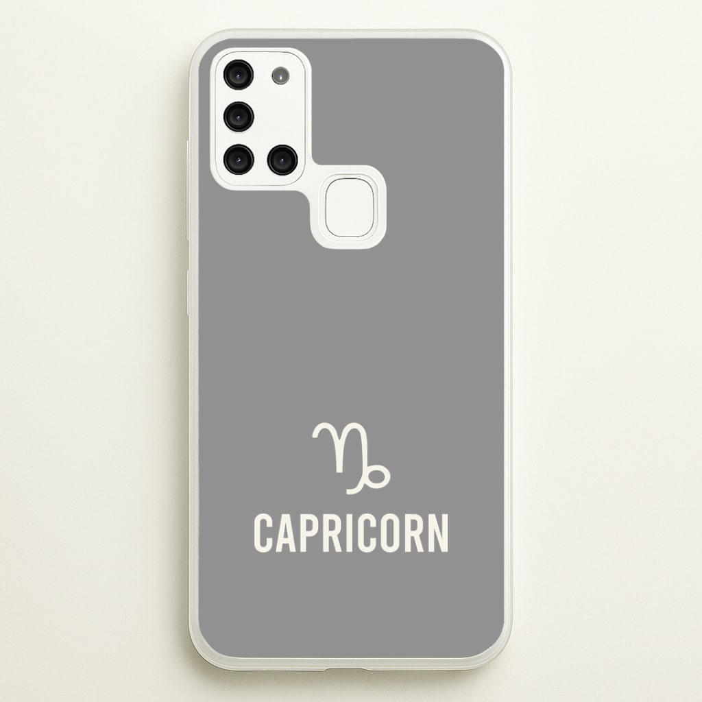 Capricorn Pastel Zodiac Galaxy A21s Case