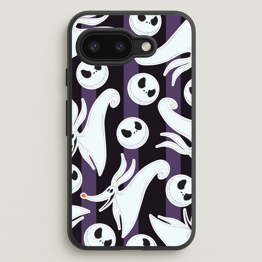 Skeleton Dog And Face Pattern Google Pixel 9a Case