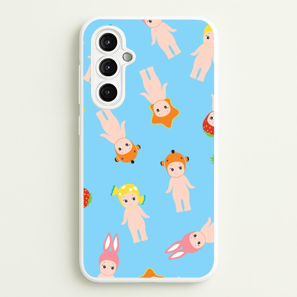 Angels Pattern Galaxy A14 Case