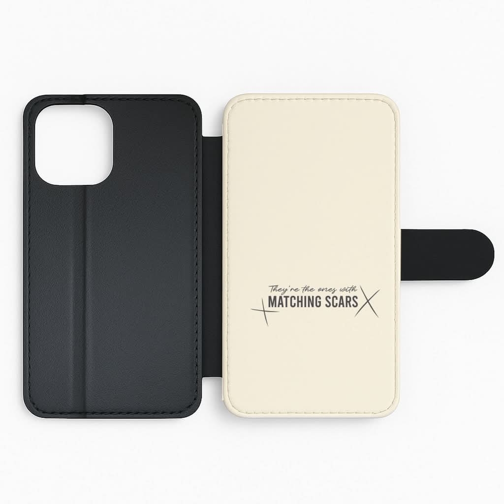 Matching Scars Flip Phone Case