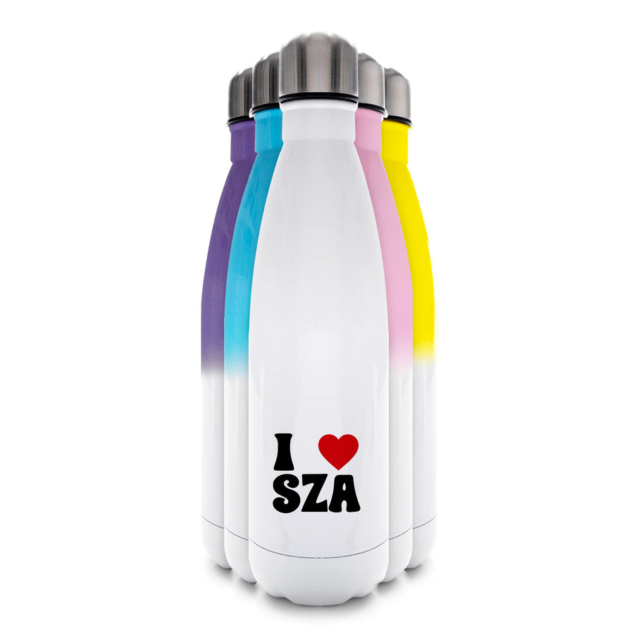 I Love SZA Water Bottle