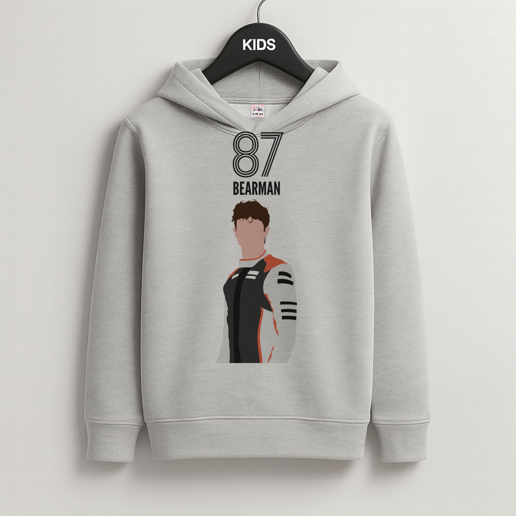 Bearman 2026 Grey Kids Hoodie