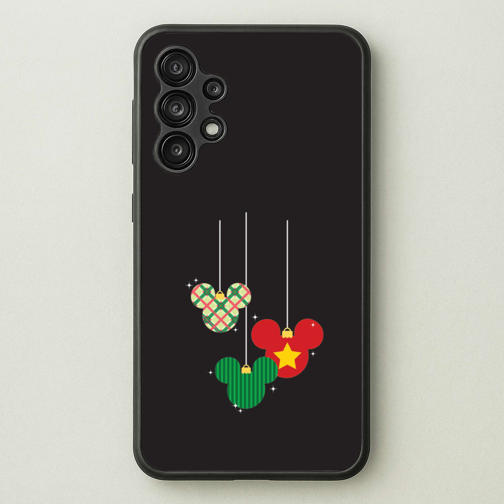 Cartoon Mouse Hanging Baubles Galaxy A13 Case