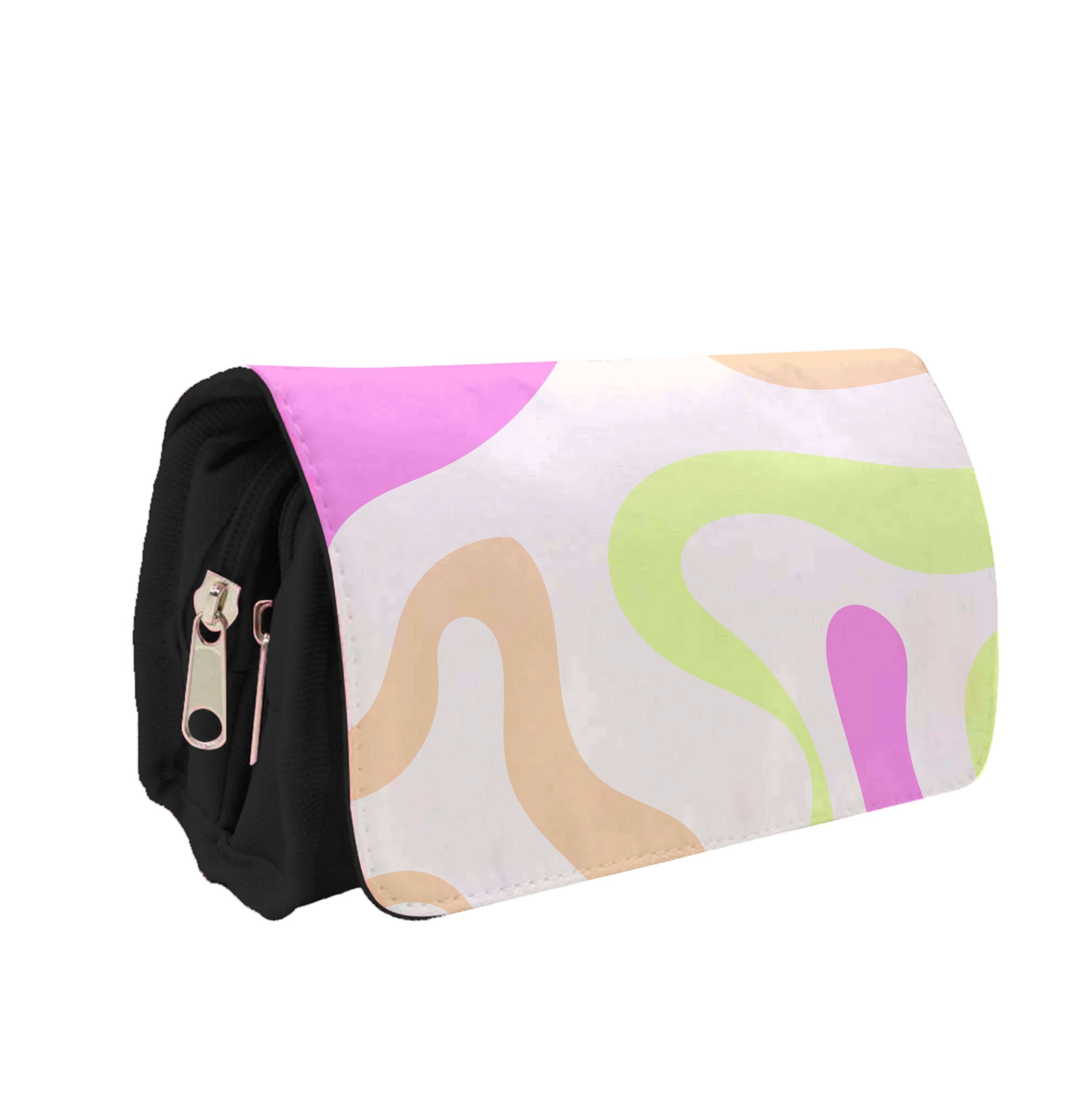 Pastel Shades Psychedelic Pattern Pencil Case