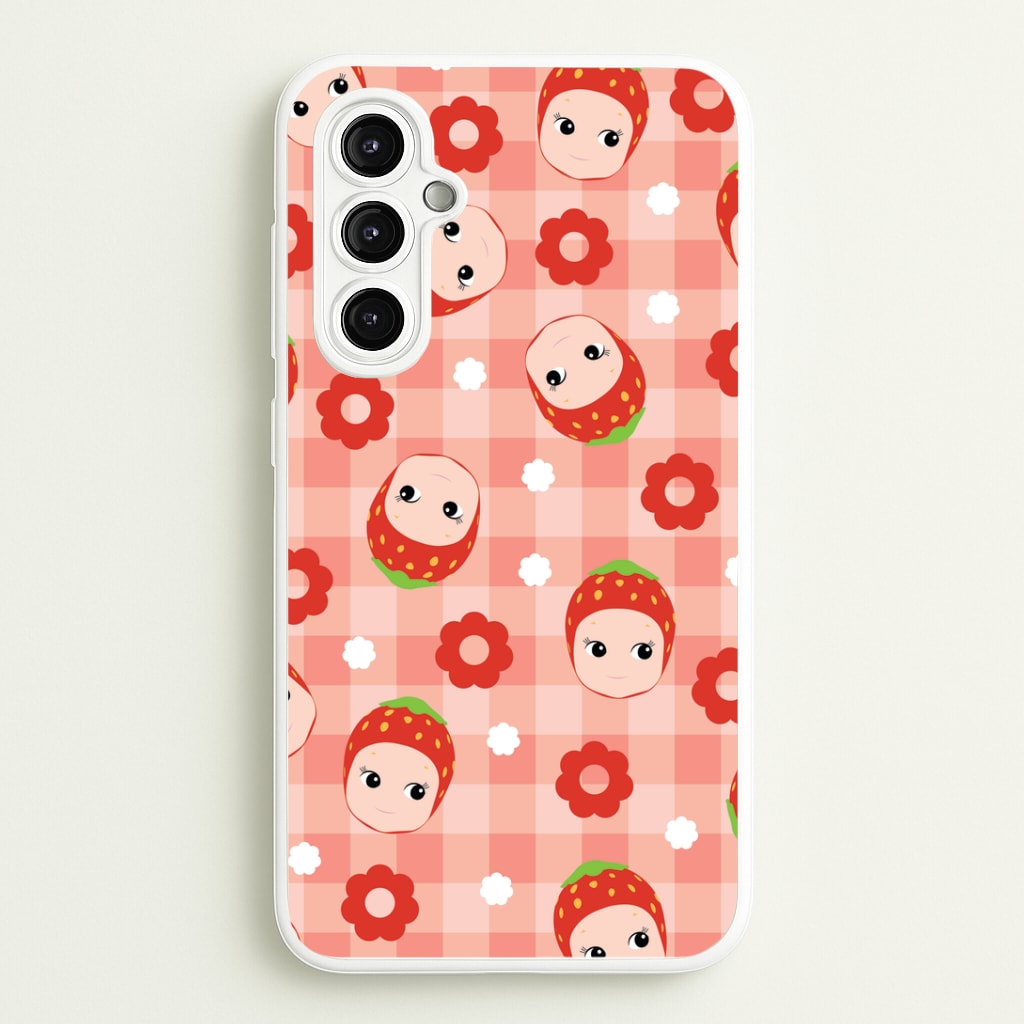 Strawberry Angel Pattern Galaxy A14 Case