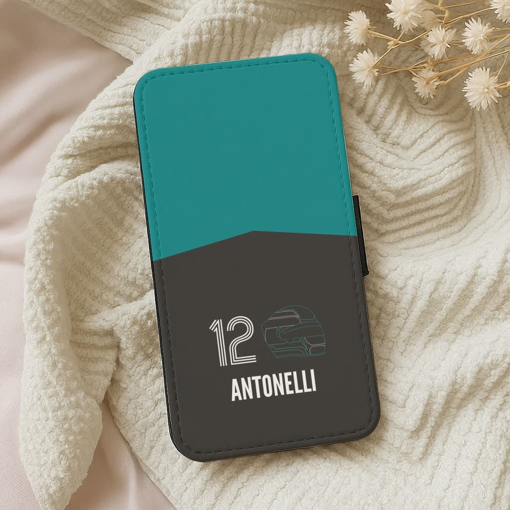 Antonelli Helmet 2026 Leather Phone Case