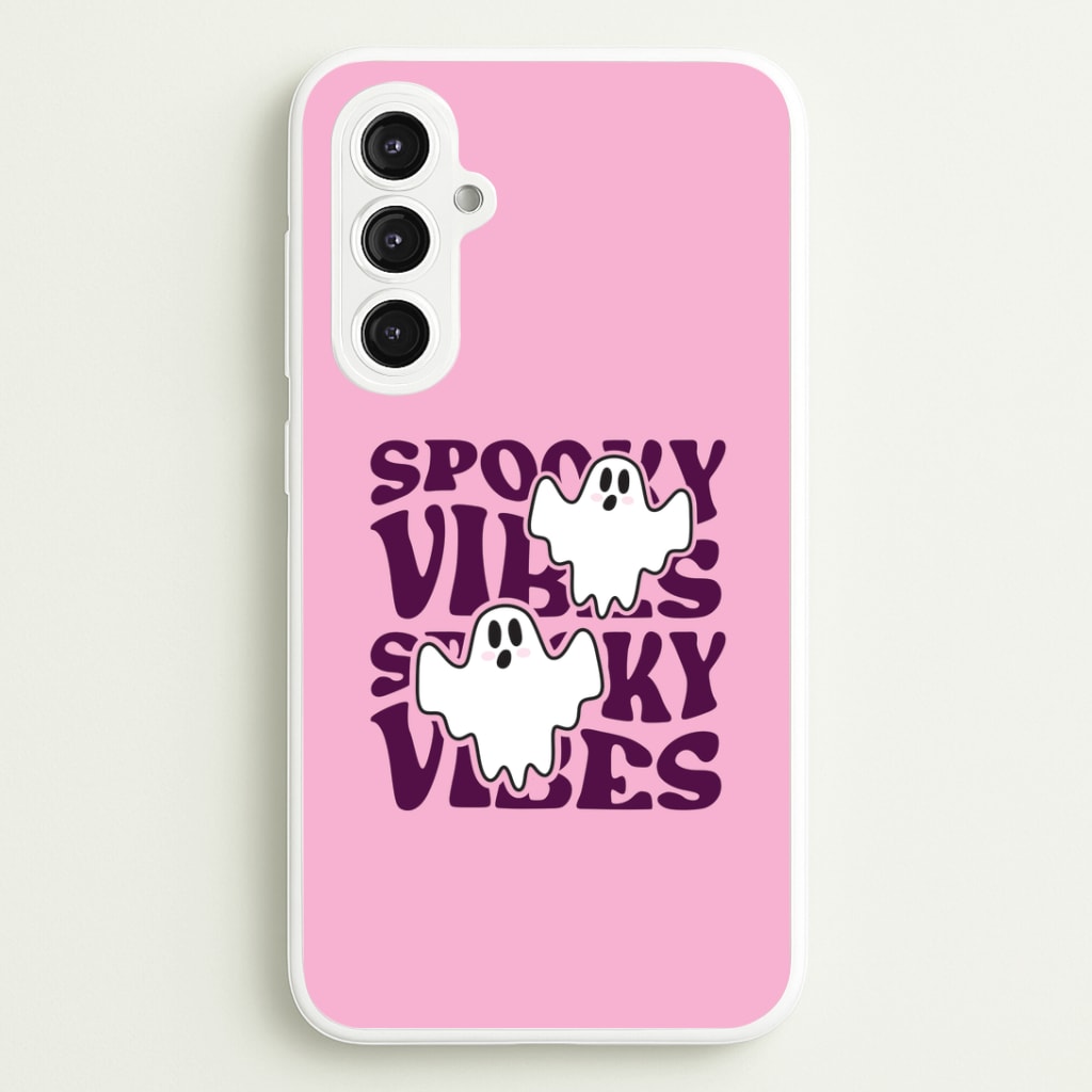 Spooky Vibes Pink Galaxy S23FE Case