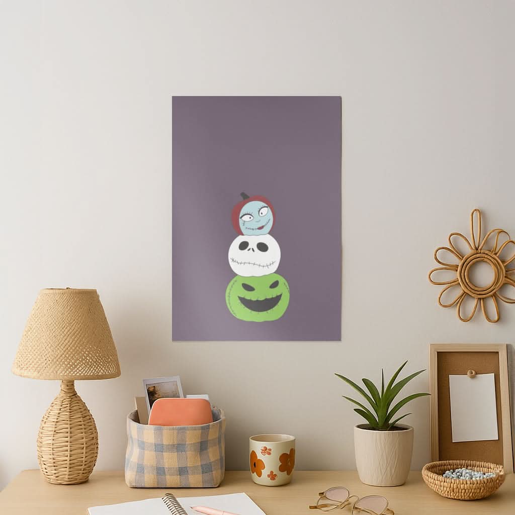 Nightmare Pumpkin Tower Art Print