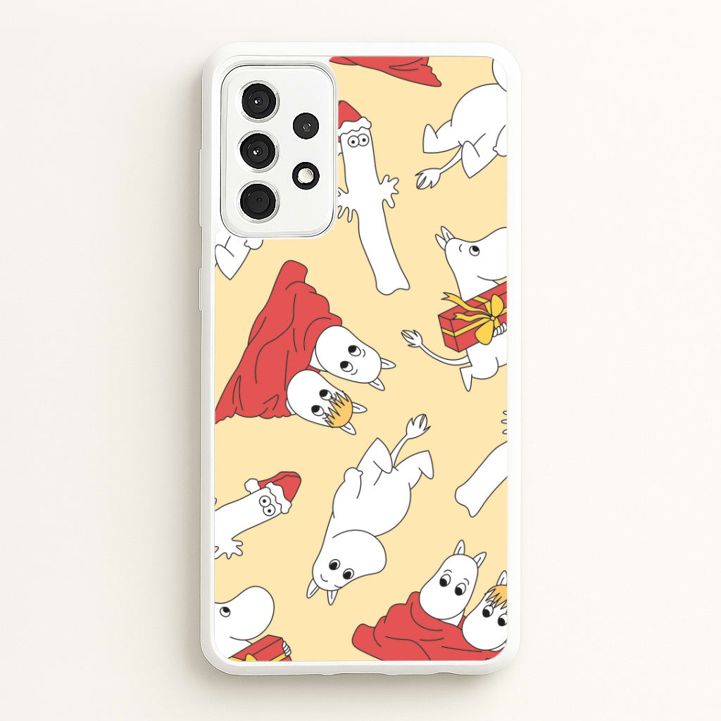 Christmas Mooms Pattern Galaxy A52 / A52s Case