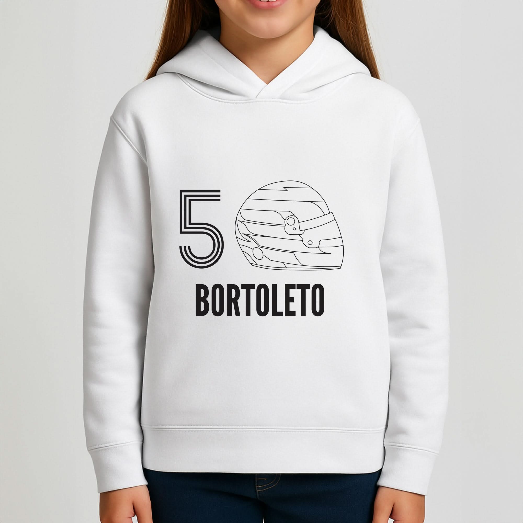Bortoleto Helmet 2026 Girls Hoodie