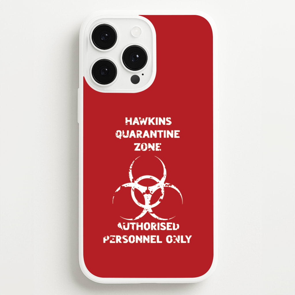 Hawkins Quarantine Zone iPhone 13 Pro Case