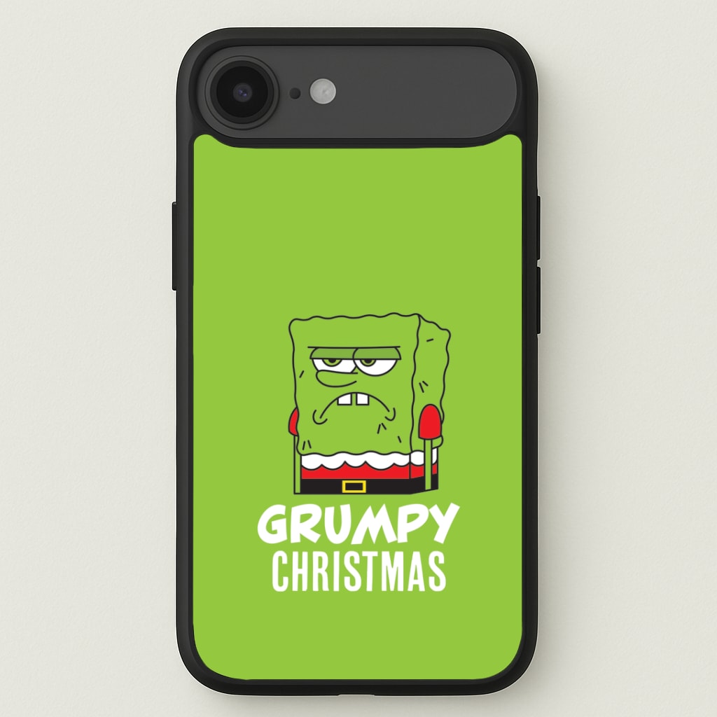 Grumpy Christmas Cartoon Sponge iPhone 17 Air Case