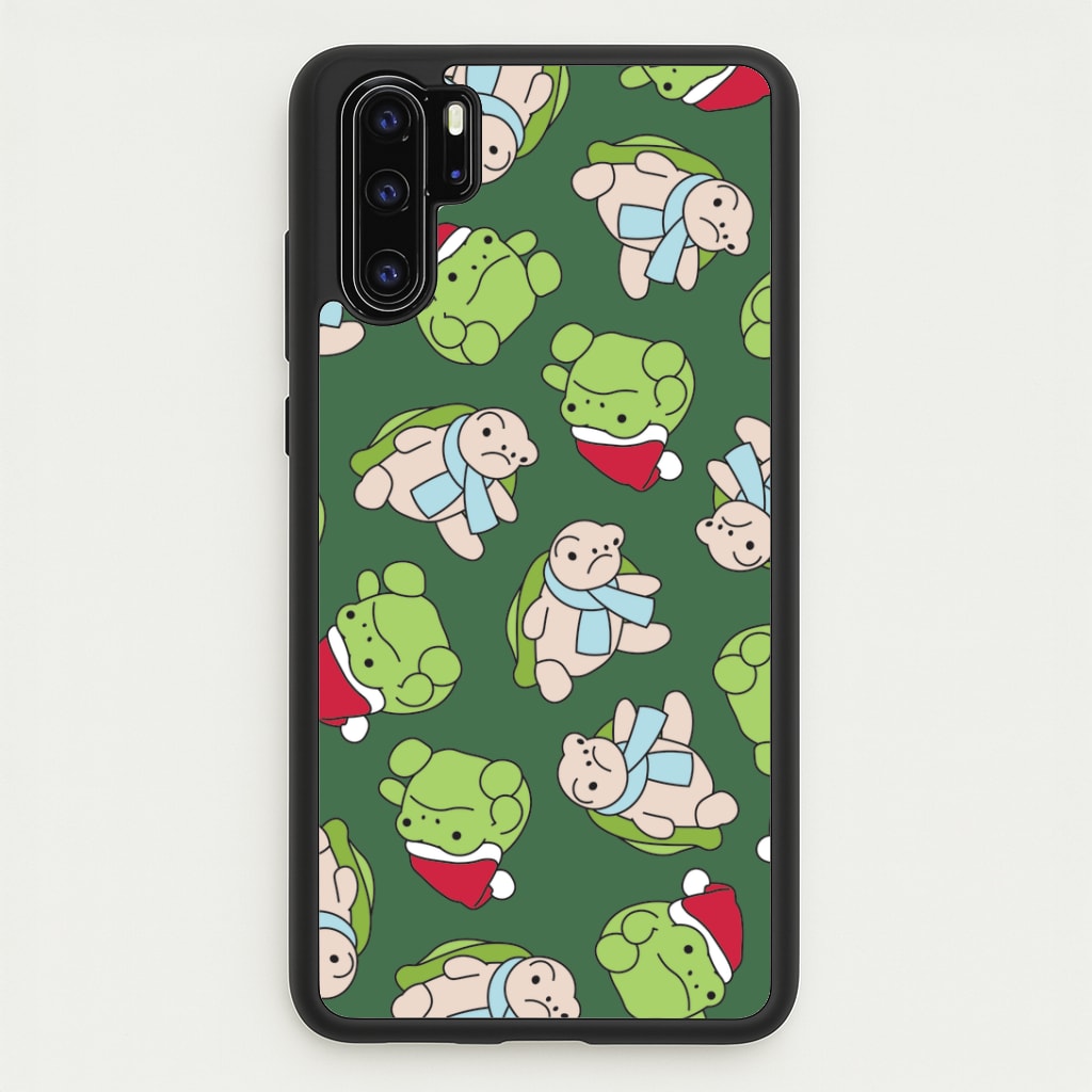 Grumpy Christmas Plushies Pattern Huawei P30 Pro Case