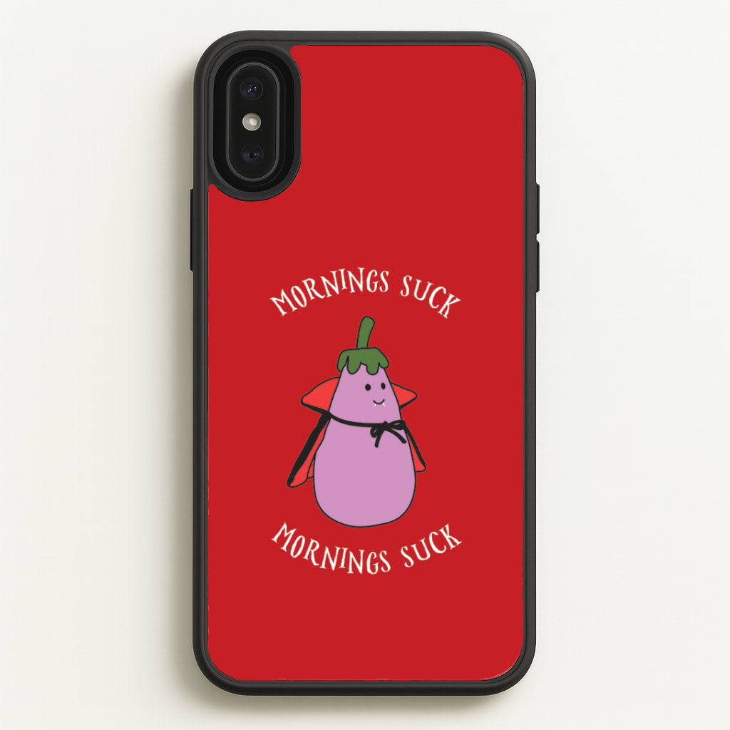 Mornings Suck Plush - Halloween iPhone XS Max Case