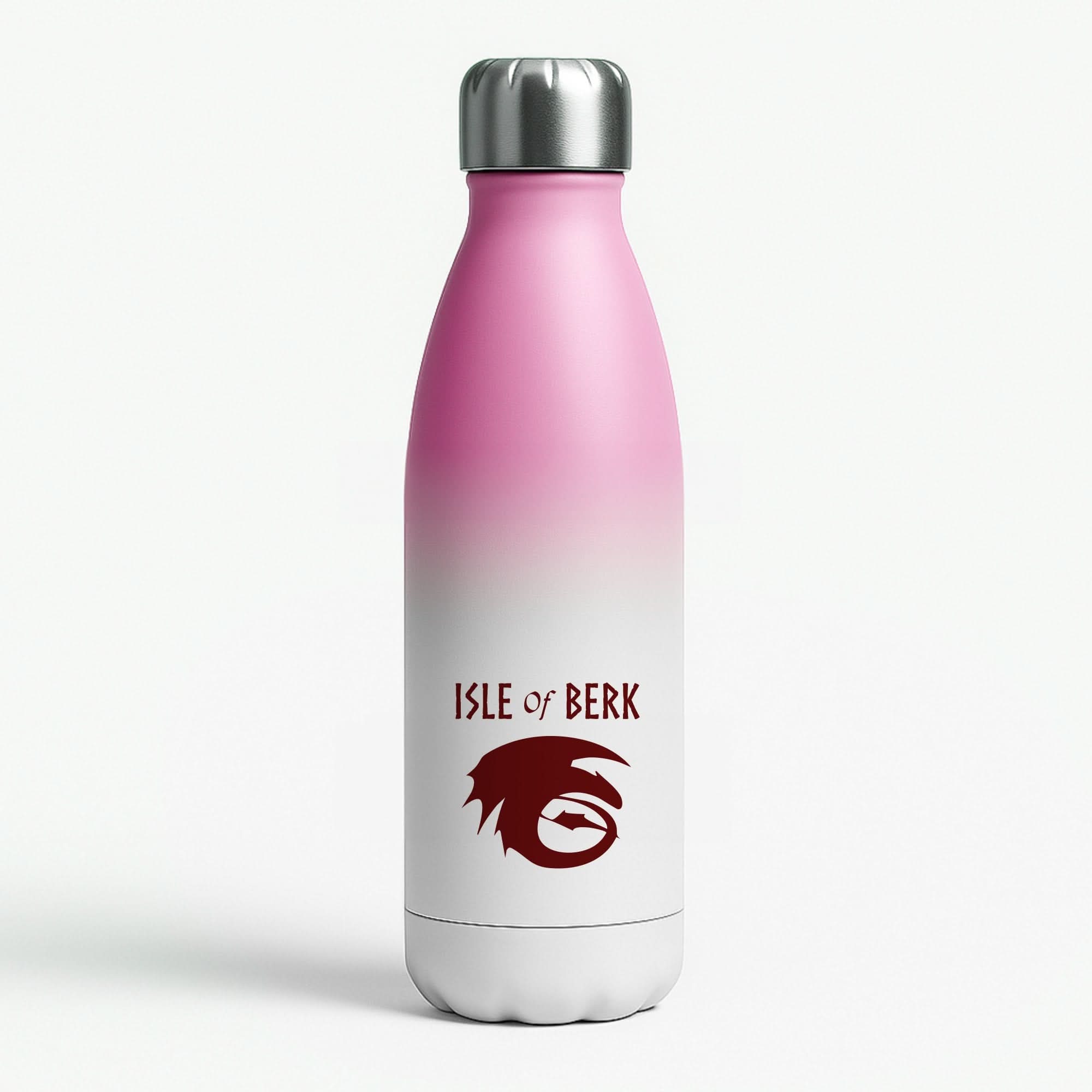 Isle Of Berk Pink Water Bottle