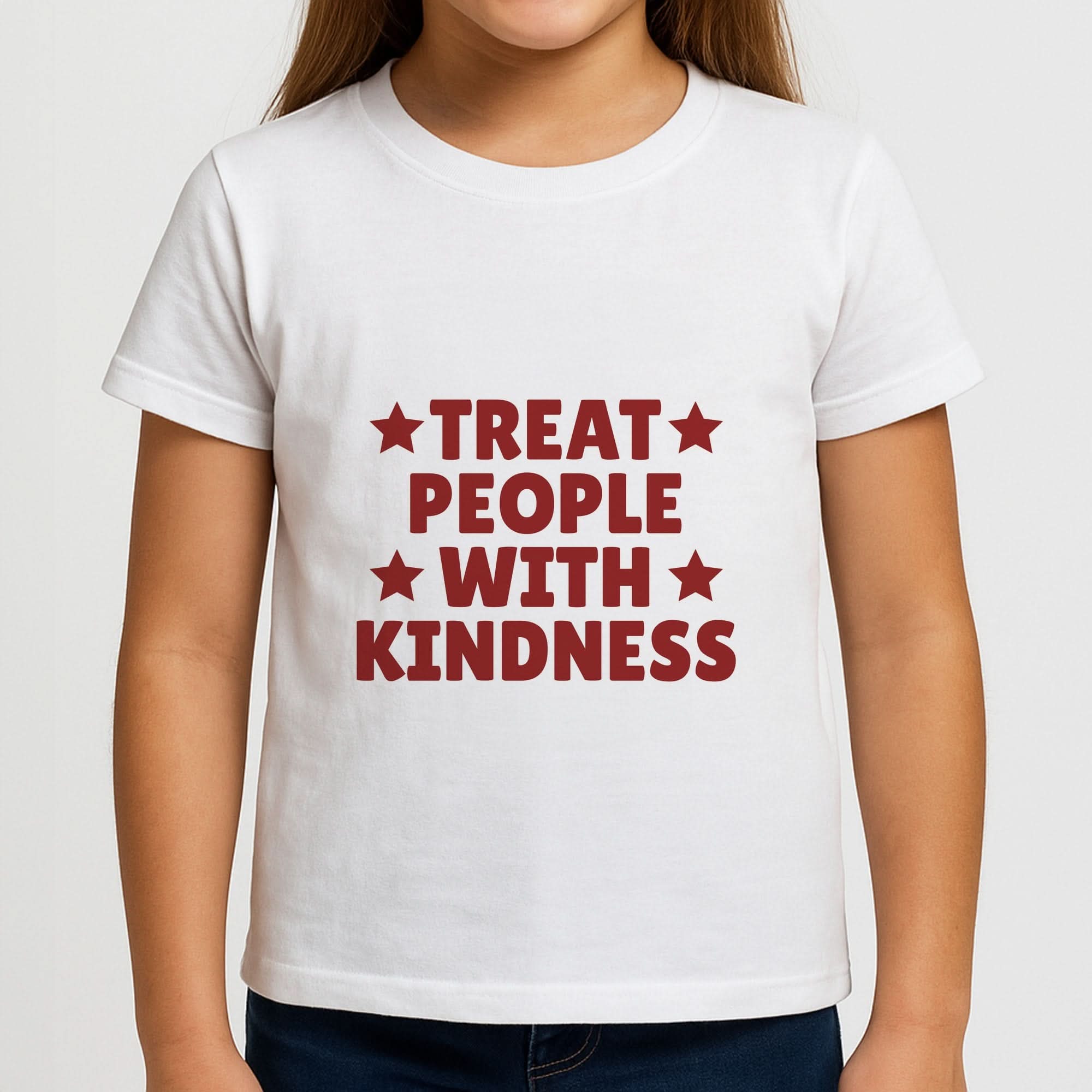 Treat People With Kindness Girls T-Shirt
