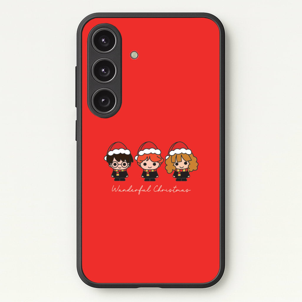 Wizards With Christmas Hats Galaxy S24FE Case