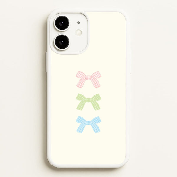Gingham Tiered Ties iPhone 11 Case