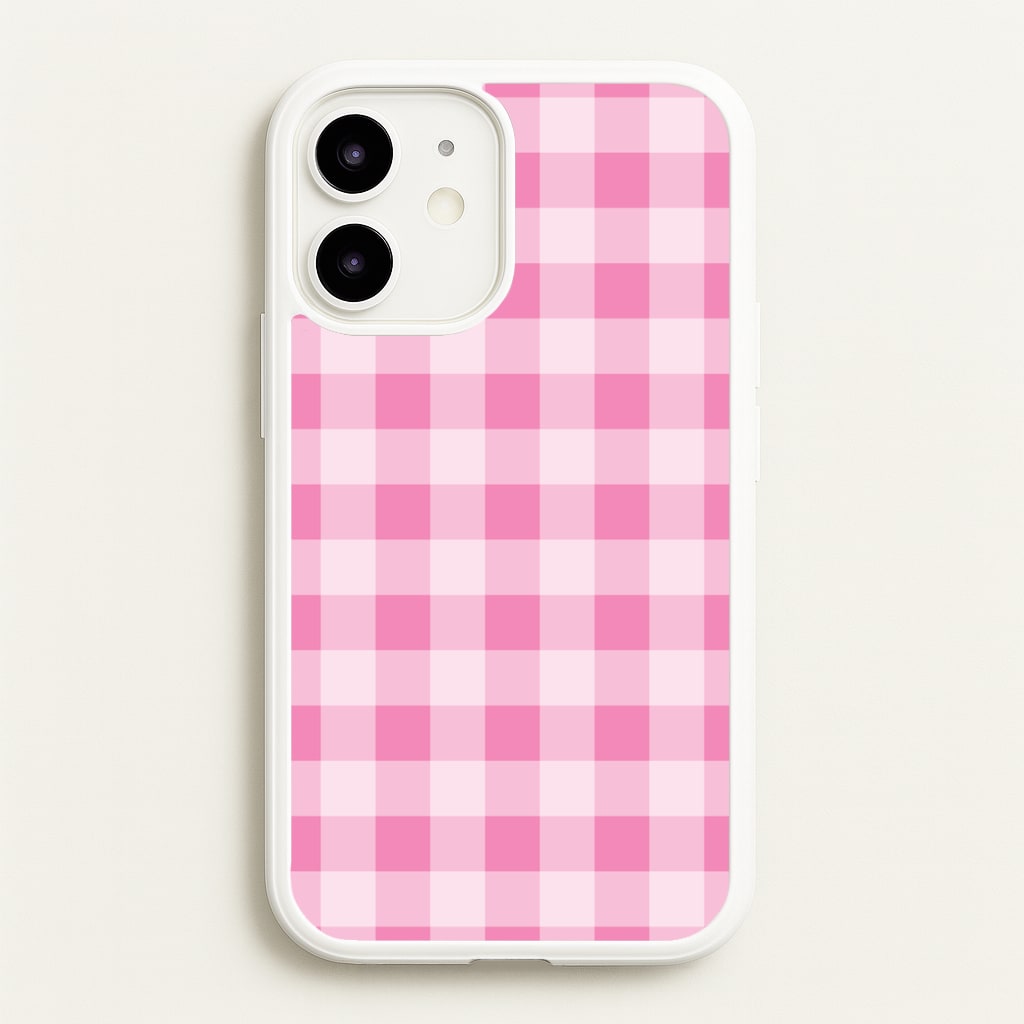 Strawberry Gingham iPhone 12 Mini Case