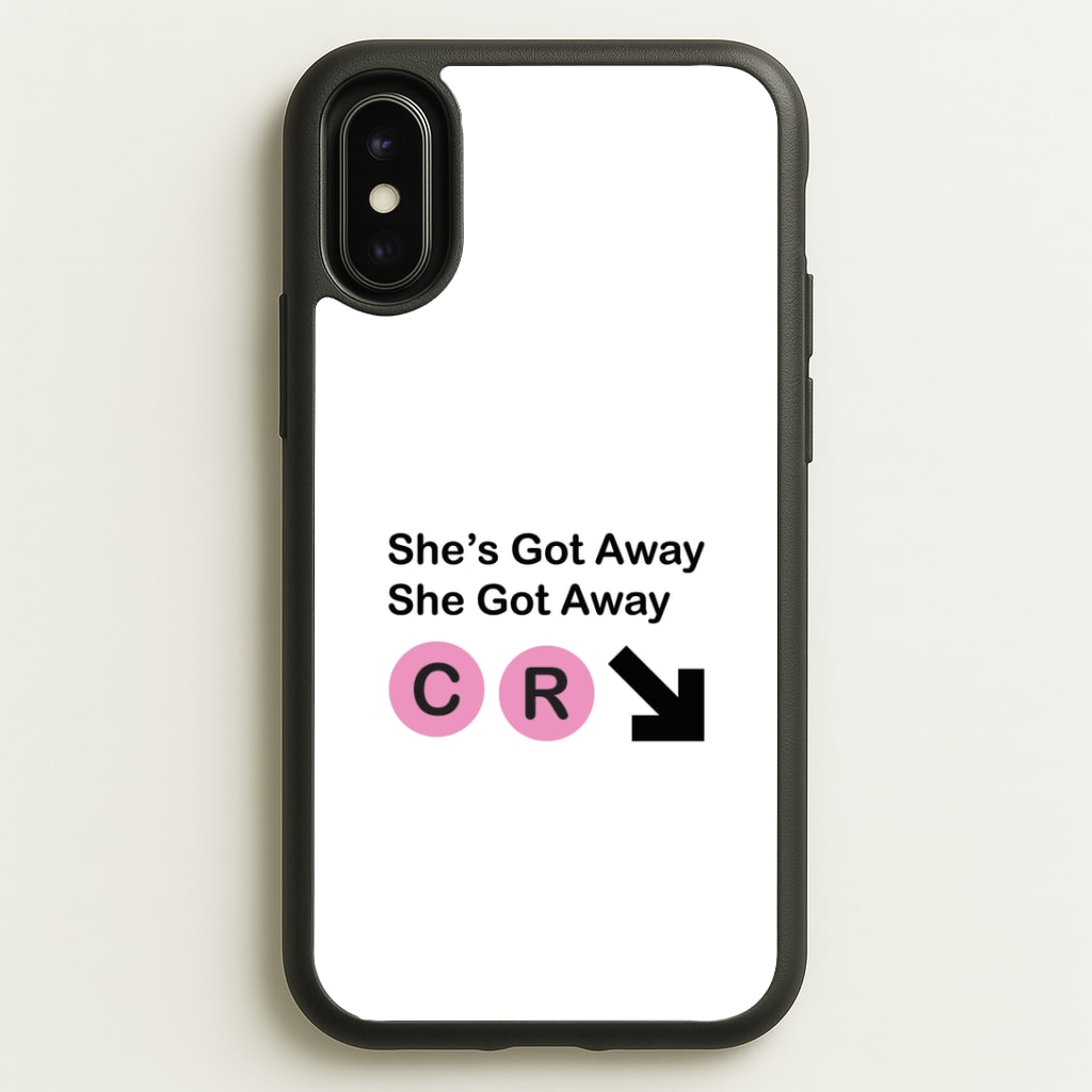 She Got Away iPhone X / XS Case