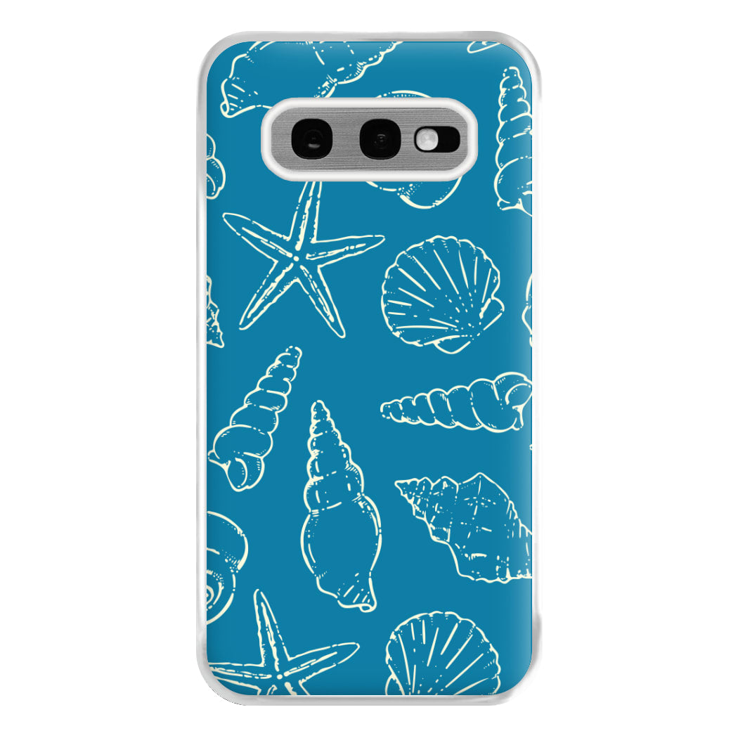 Sketched Shells Pattern Galaxy S10e Case