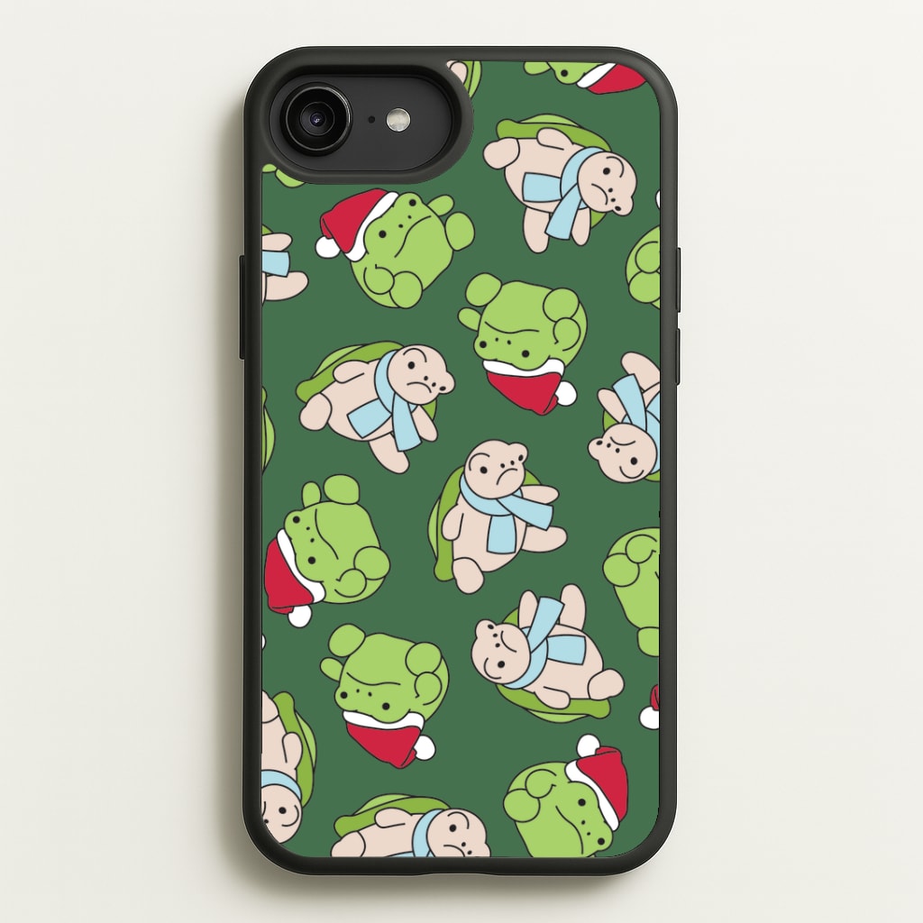 Grumpy Christmas Plushies Pattern iPhone 6 Plus / 7 Plus / 8 Plus Case
