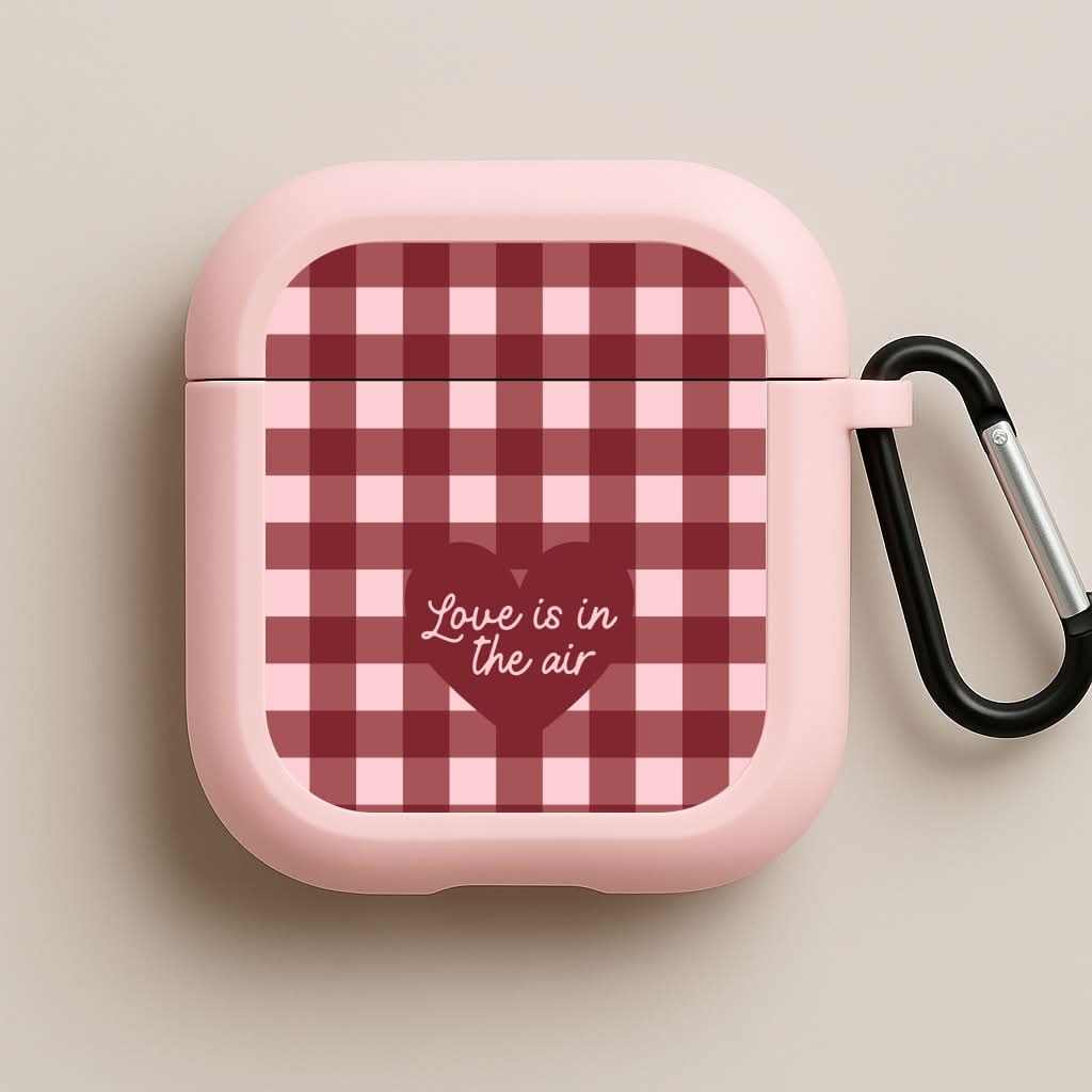 Love Is In The Air Pink AirPods Case