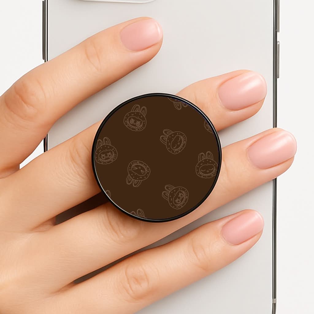 Monsters Outline Pattern I Phone Grip