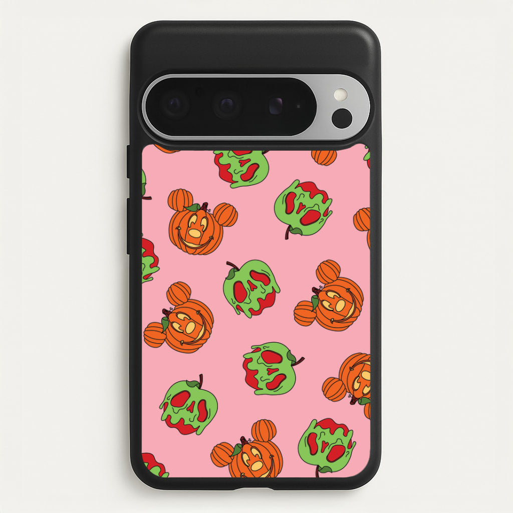Pumpkin Mouse And Poison Apple Pattern Google Pixel 9 Pro XL Case