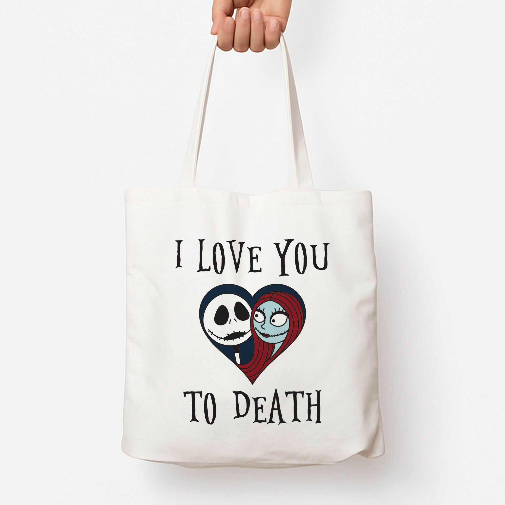 I Love You To Death Heart Tote Bag