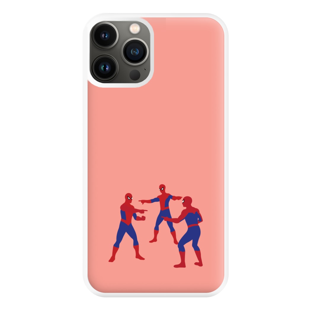 Spider Hero Pointing Meme iPhone 13 Pro Max Case