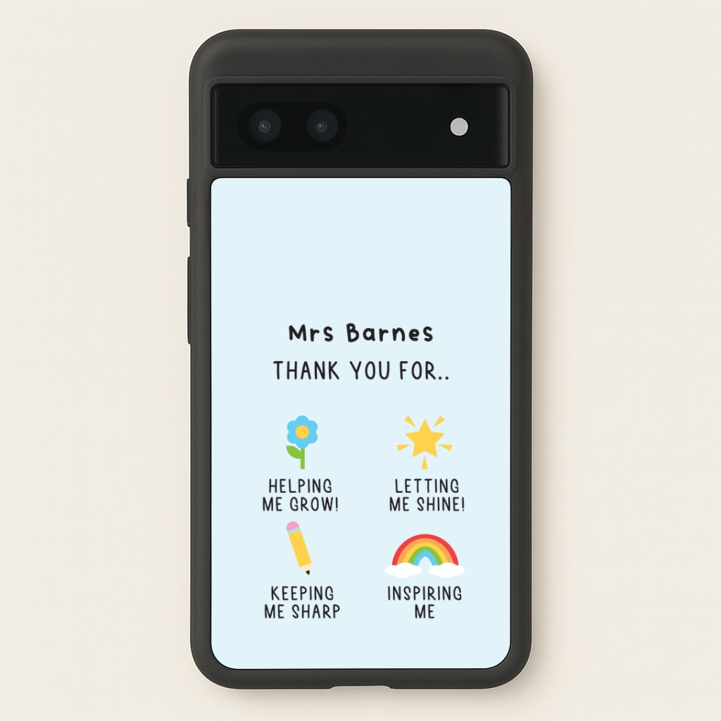 Thank You For Helping Me Google Pixel 7a Case