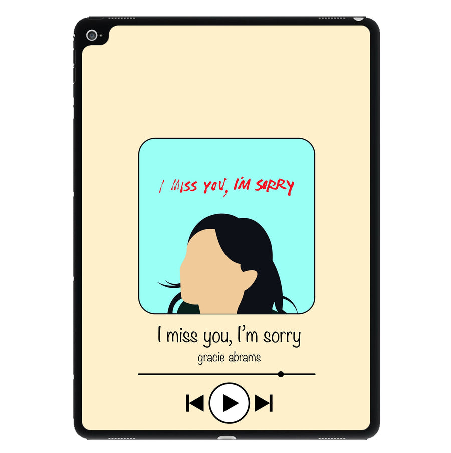 I Miss You - Gracie Abrams iPad Case