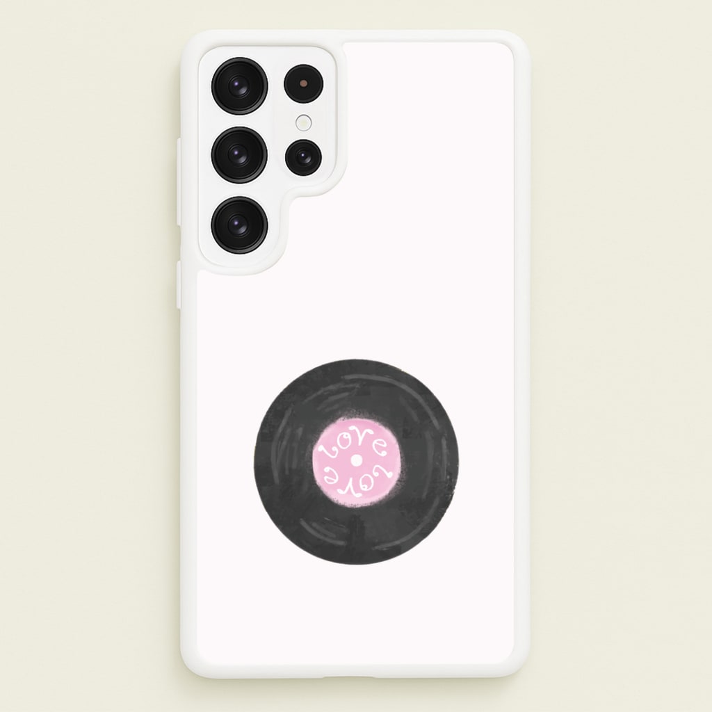 Love Vinyl Galaxy S22 Ultra Case