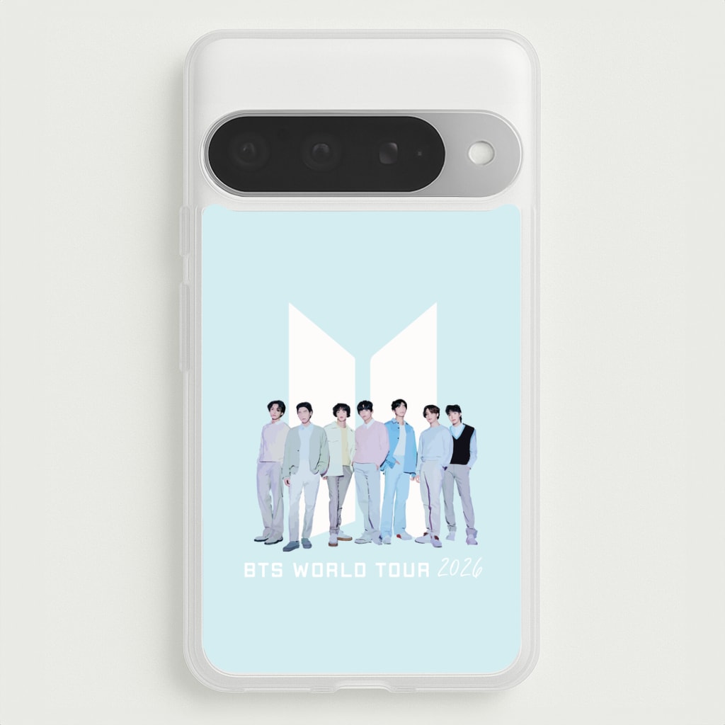 K-Pop Band Tour Pastel Blue Google Pixel 10 Pro XL Case