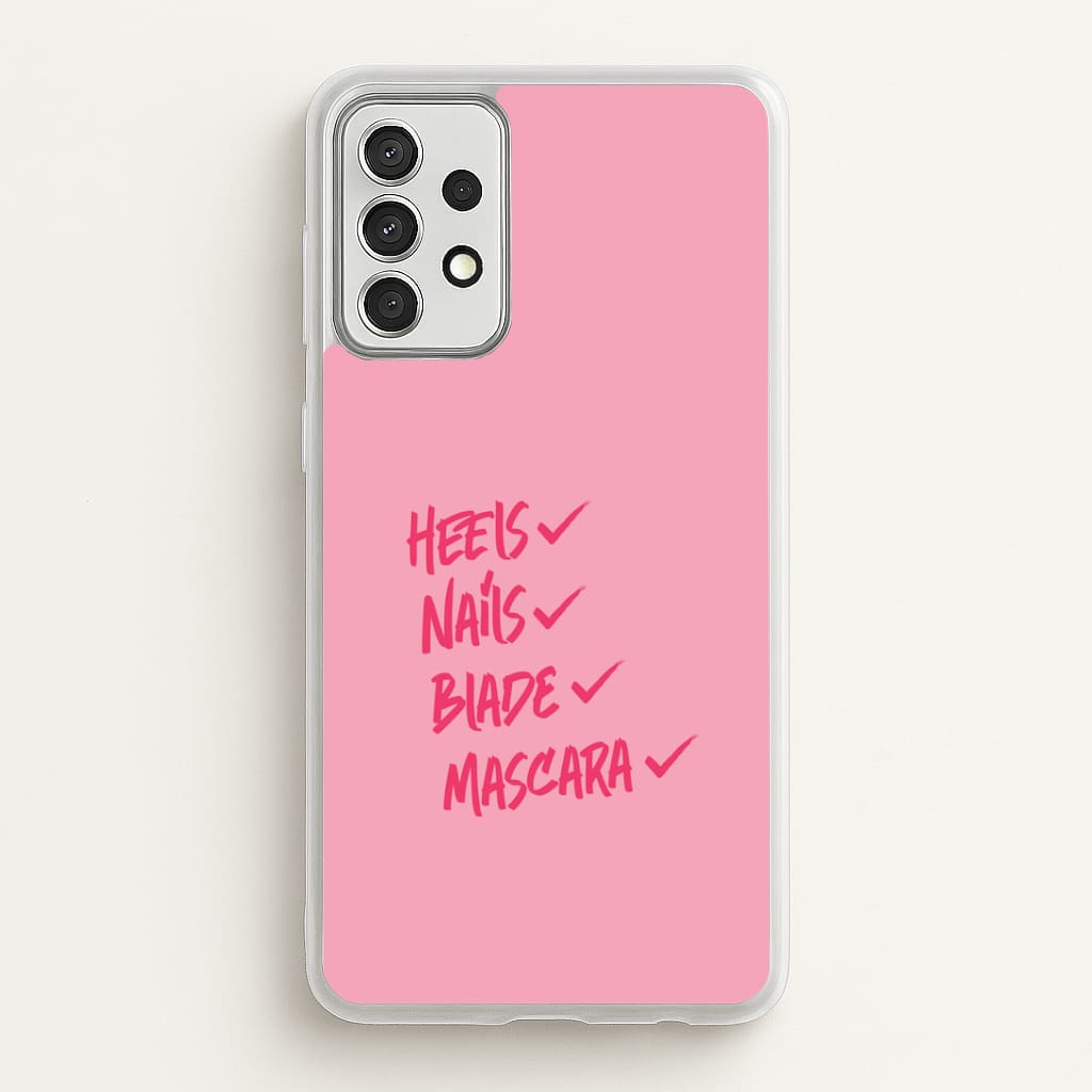 Heels, Nails, Blade, Mascara Galaxy A52 / A52s Case