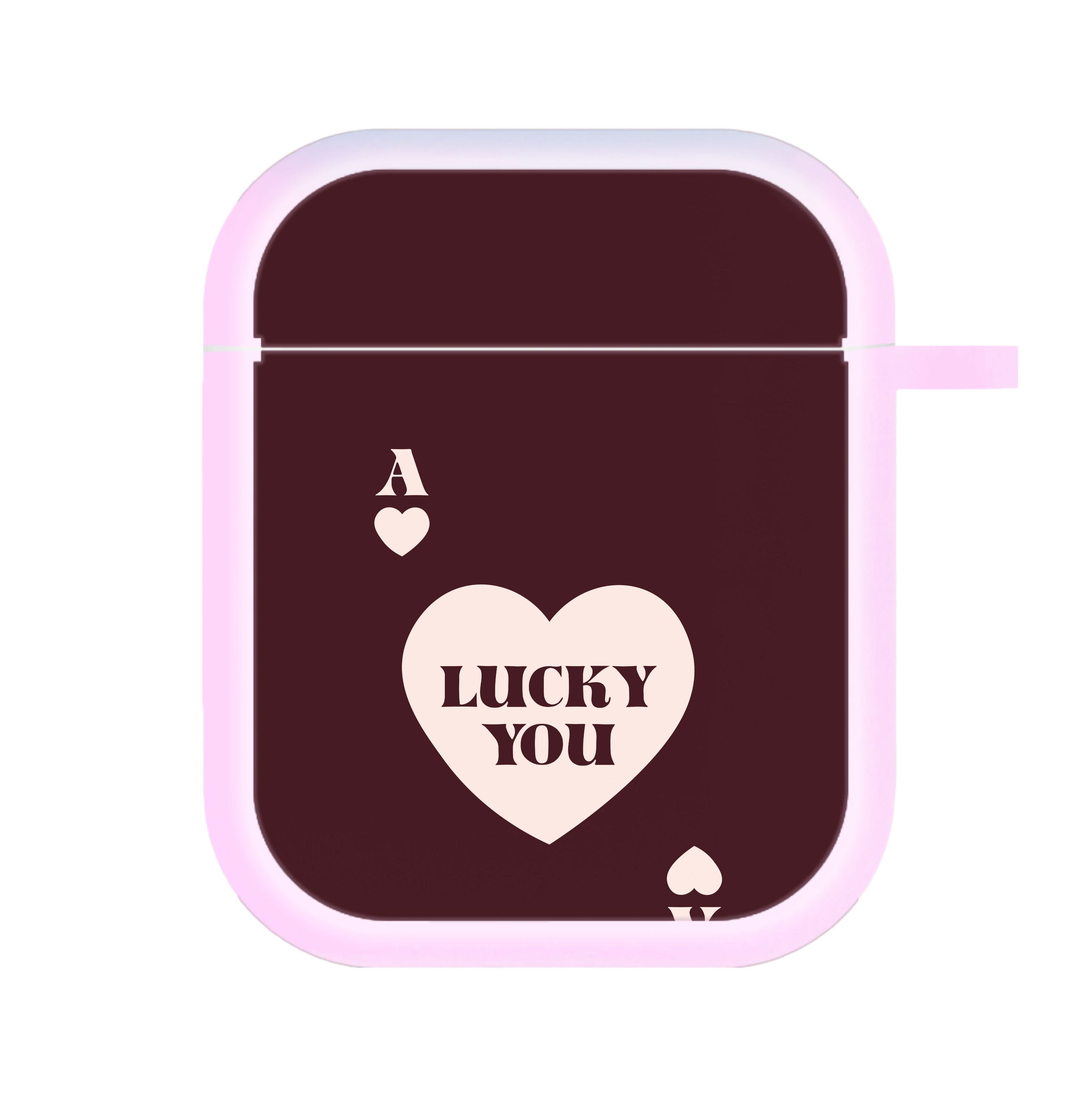 Ace Of Hearts Lucky You AirPods Case