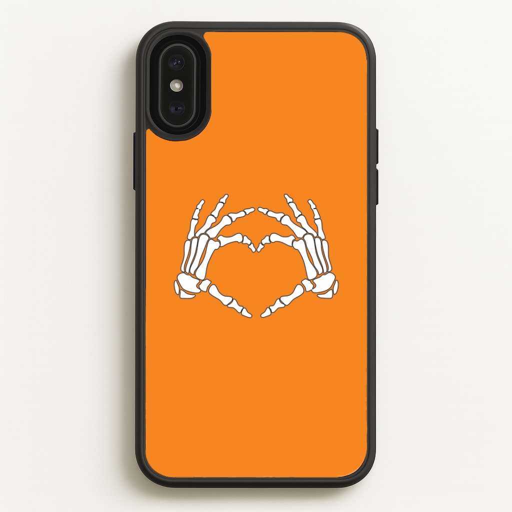 Skeleton Heart iPhone XS Max Case