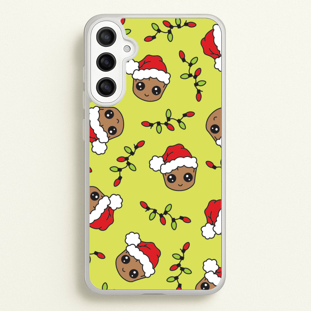 Christmas Tree Hero Pattern Galaxy A36 Case
