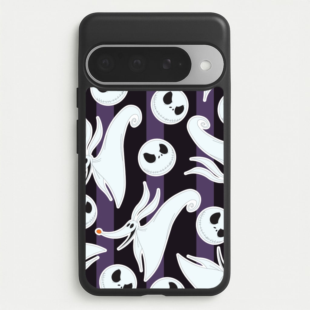 Skeleton Dog And Face Pattern Google Pixel 10 Pro XL Case