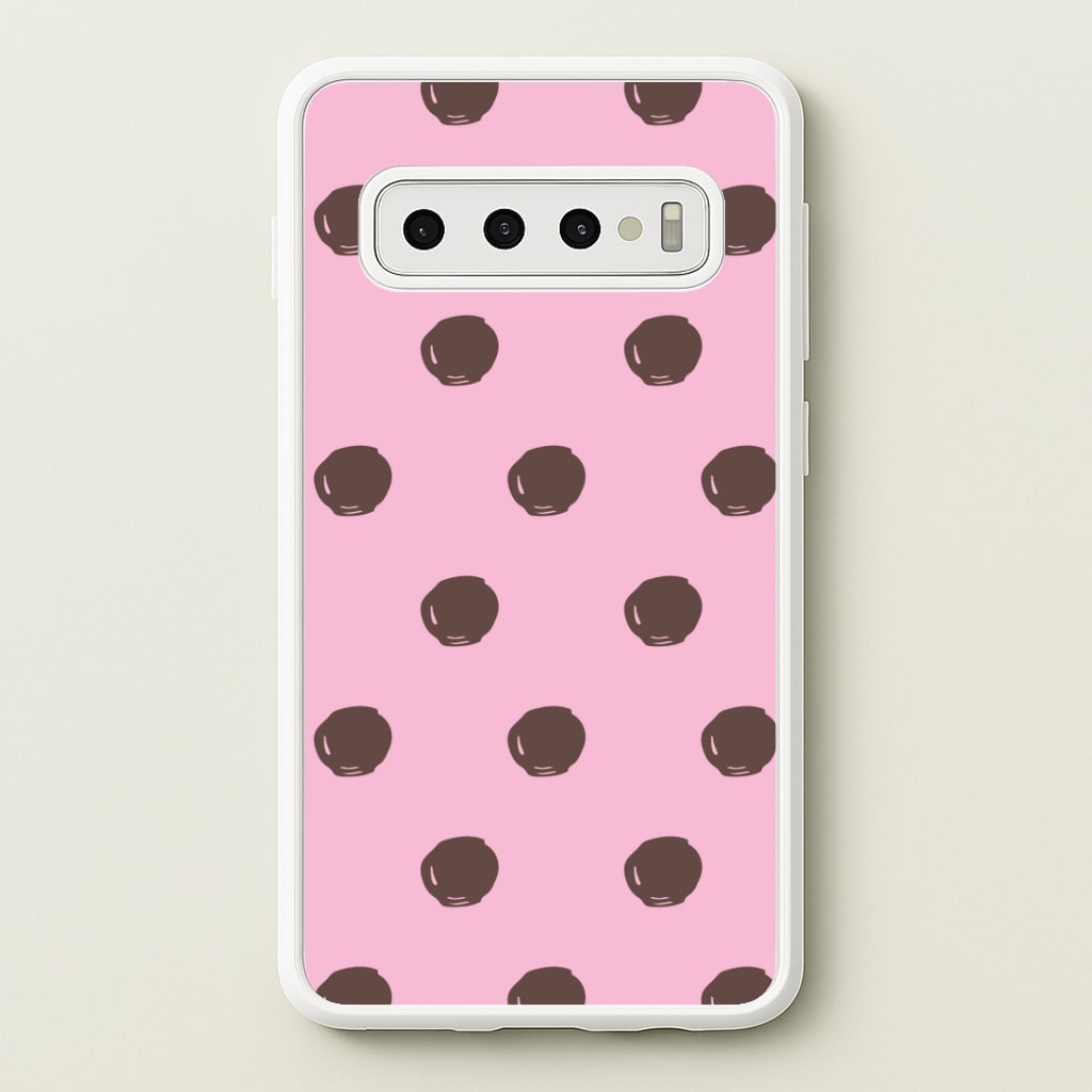 Strawberry Buttons Galaxy S10 Case