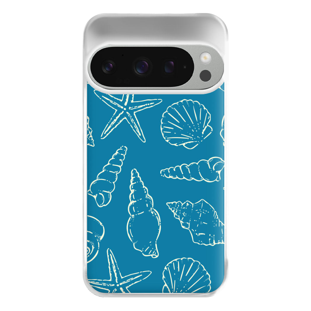 Sketched Shells Pattern Google Pixel 9 Pro XL Case