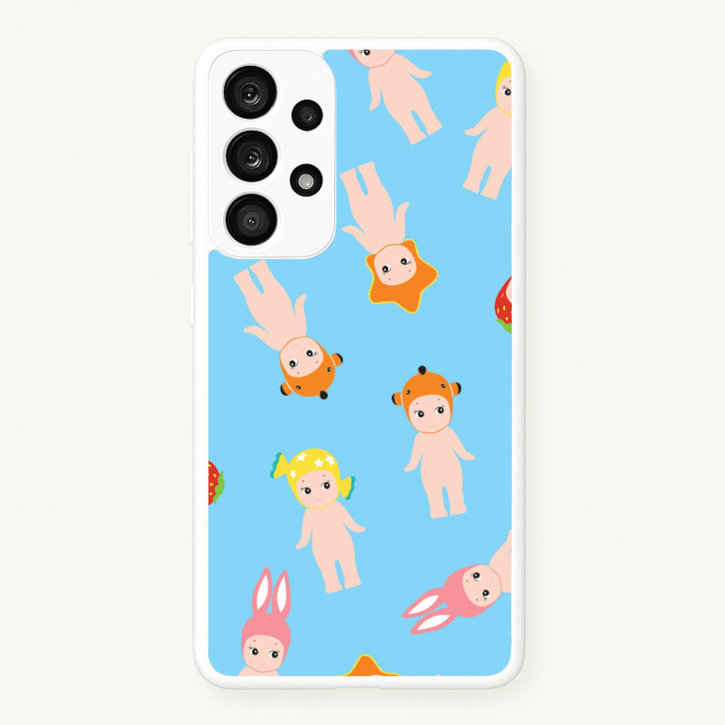 Angels Pattern Galaxy A53 Case