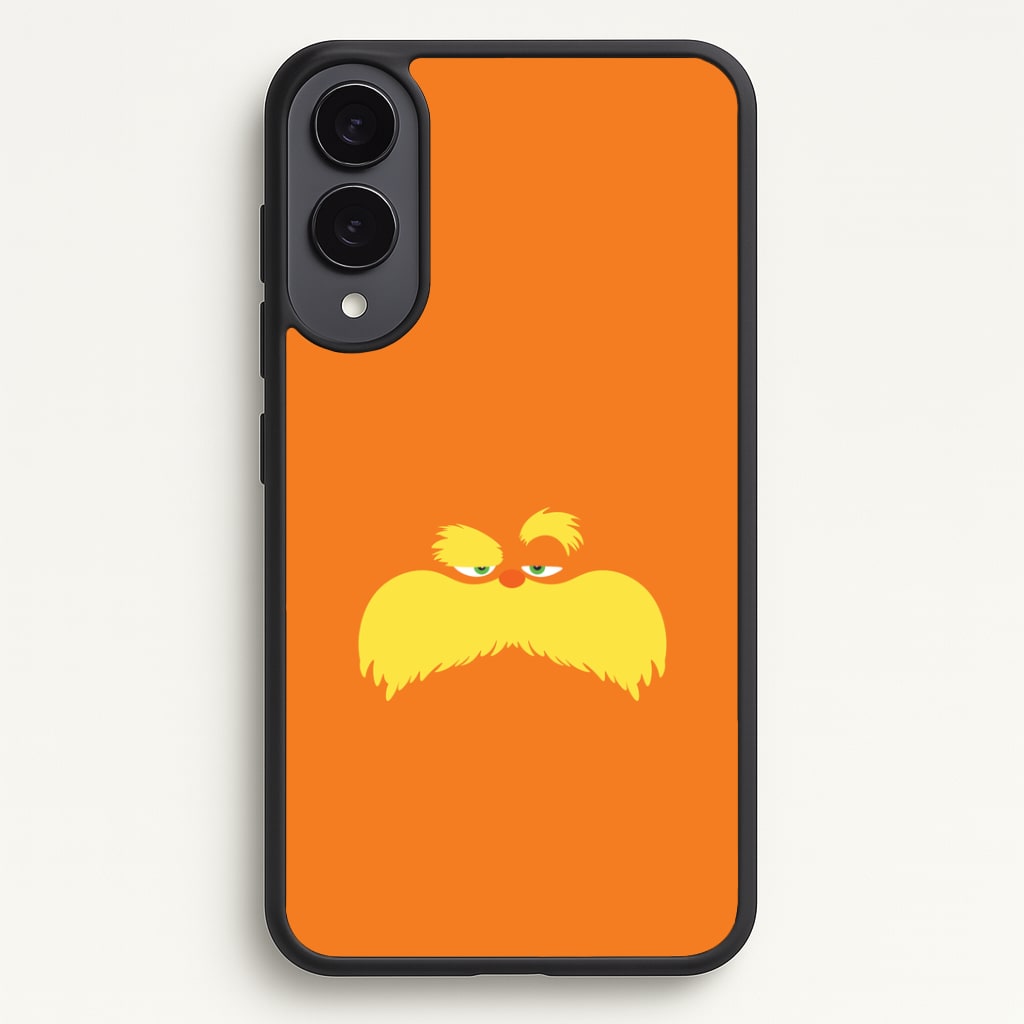 Orange Tree Creature Face Galaxy S25 Edge Case