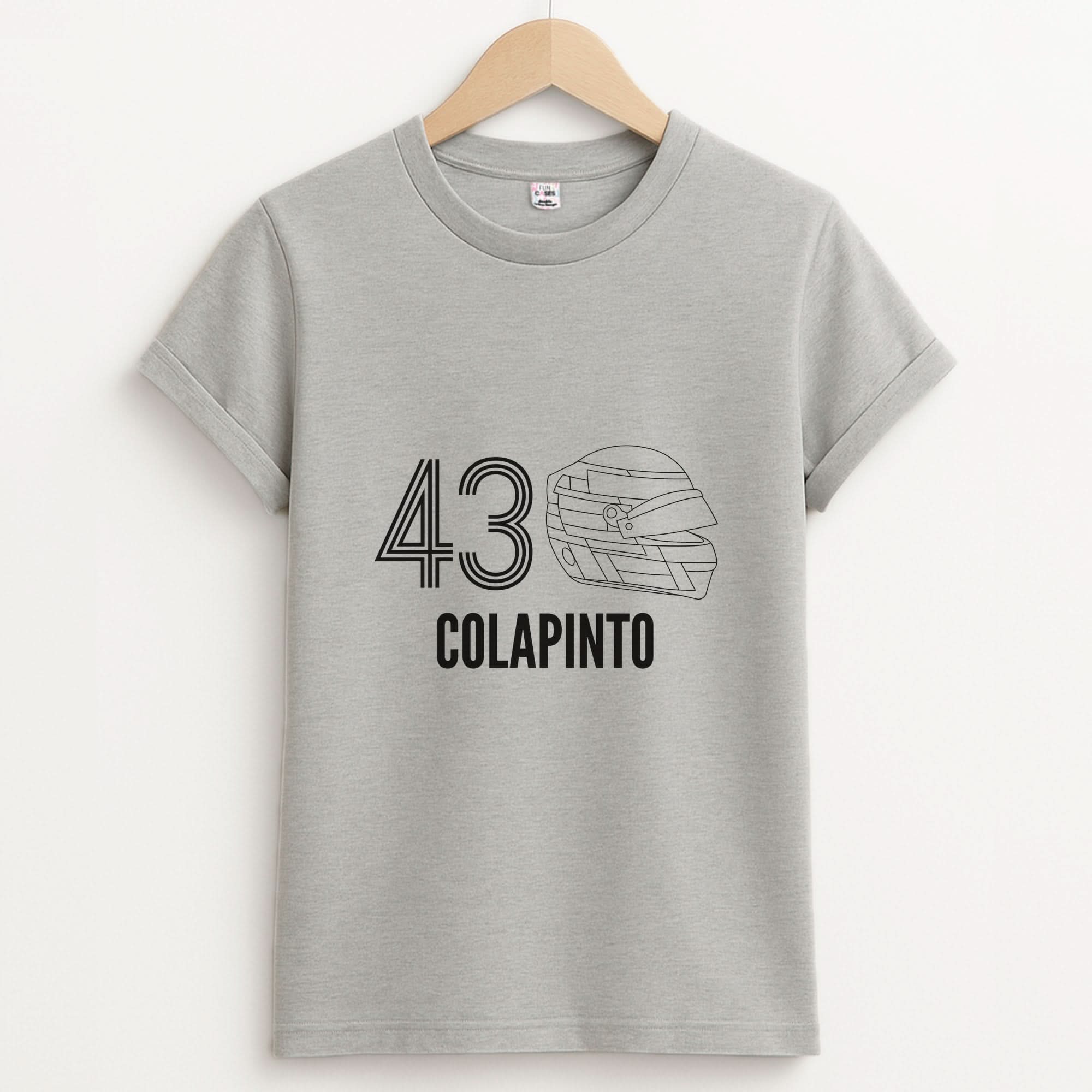 Colapinto Helmet 2026 Unisex Grey T-Shirt