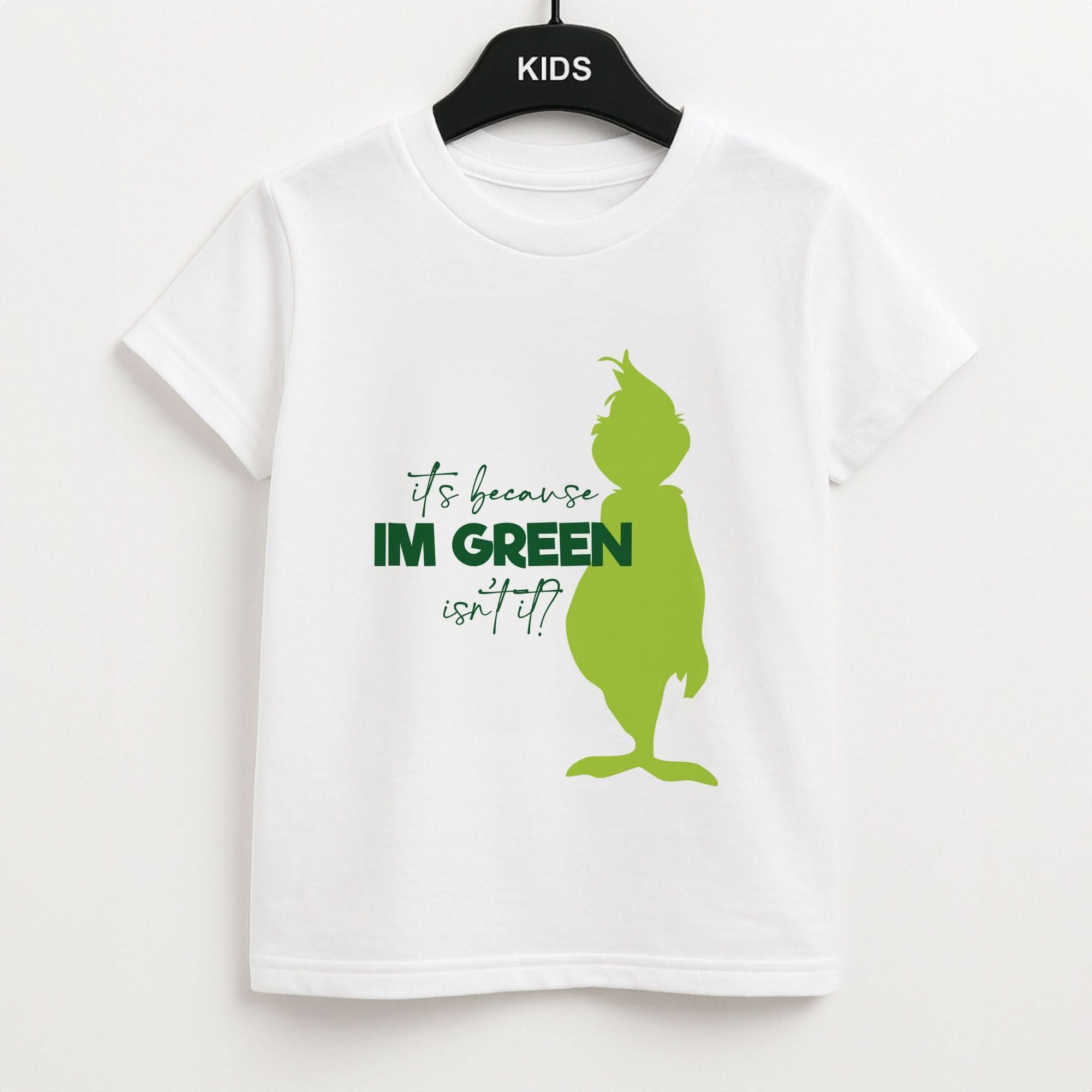 Because I'm Green Kids Unisex T-Shirt