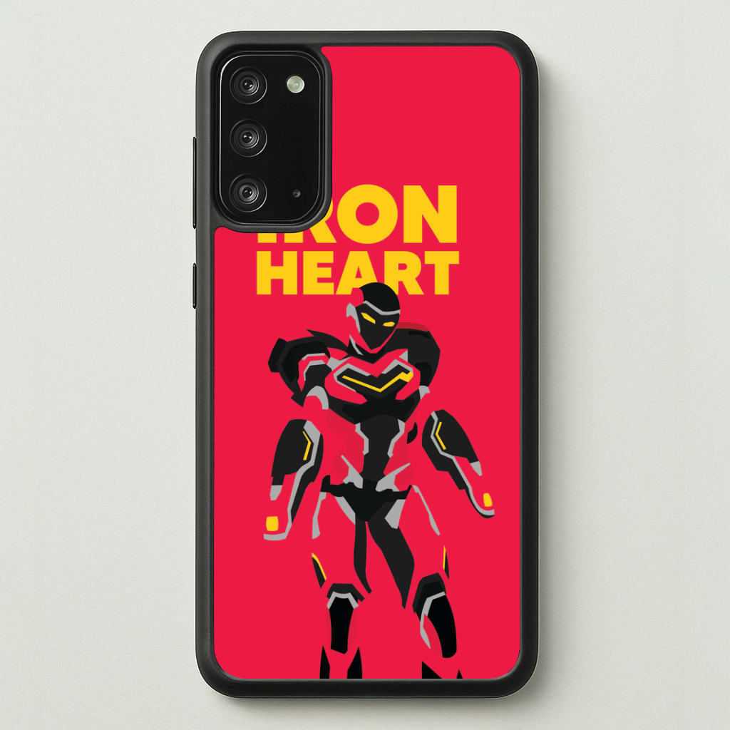 Metal Heart Hero Standing Galaxy Note 20 Case