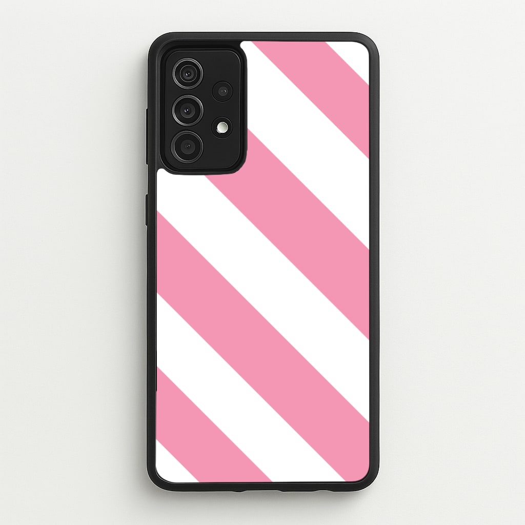 Candy Cane Stripes Galaxy A52 / A52s Case